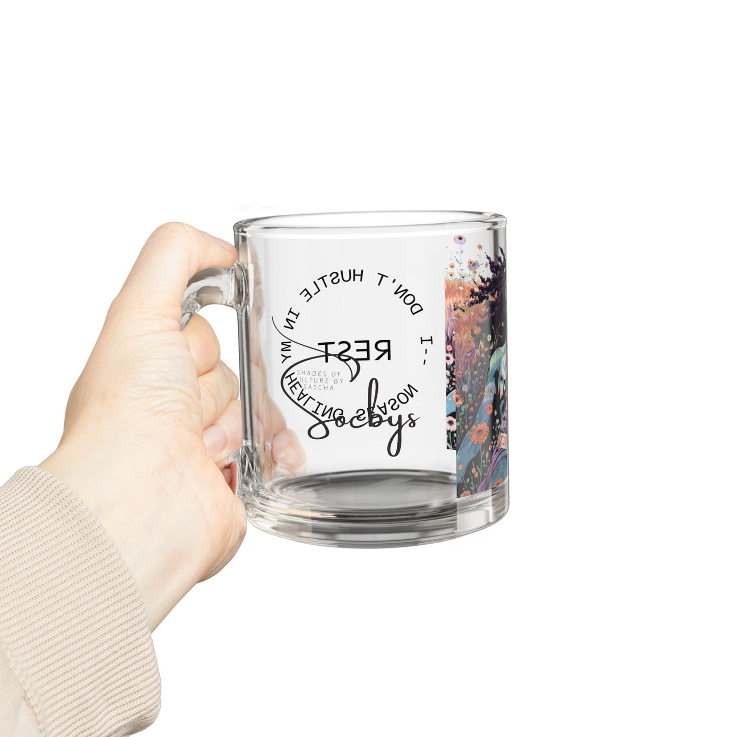 THE SILENT HUSTLE GLASS MUG | SOCBYS 2025 EDITION
