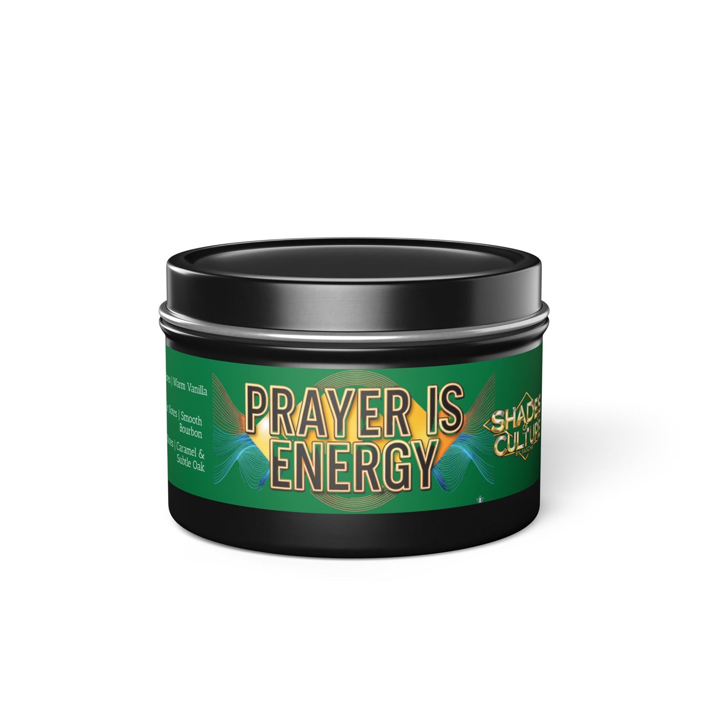 PRAYER IS ENERGY | Vanilla Bourbon Soy Tin Candle ✨🕯️