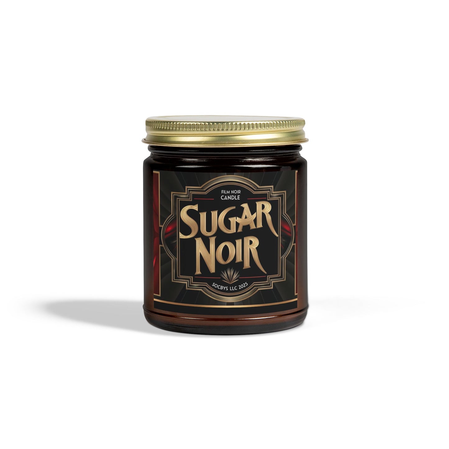 SUGAR NOIR | Sultry Unisex Candle π€β¨ - Bergamot, Saffron & Musk