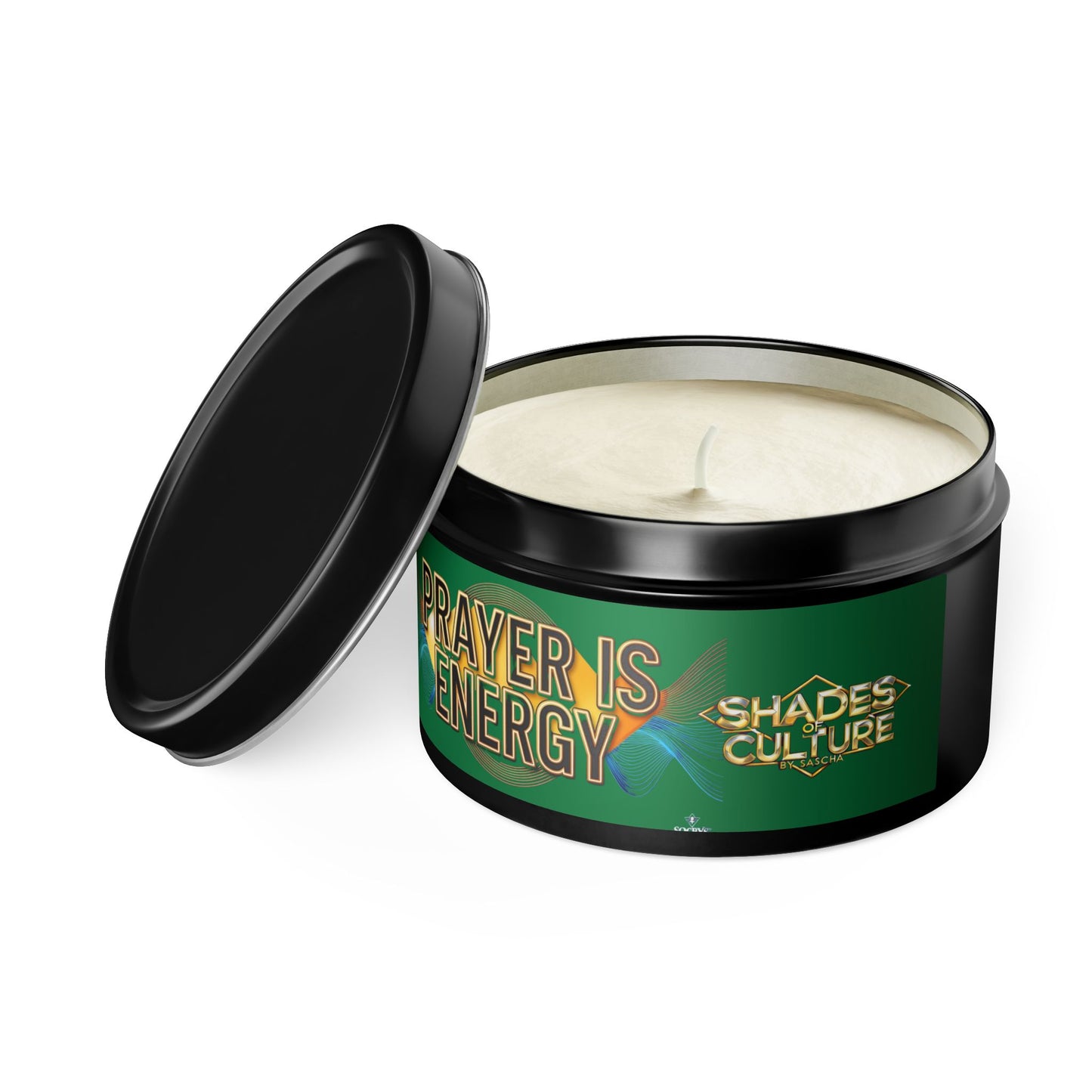 PRAYER IS ENERGY | Vanilla Bourbon Soy Tin Candle ✨🕯️