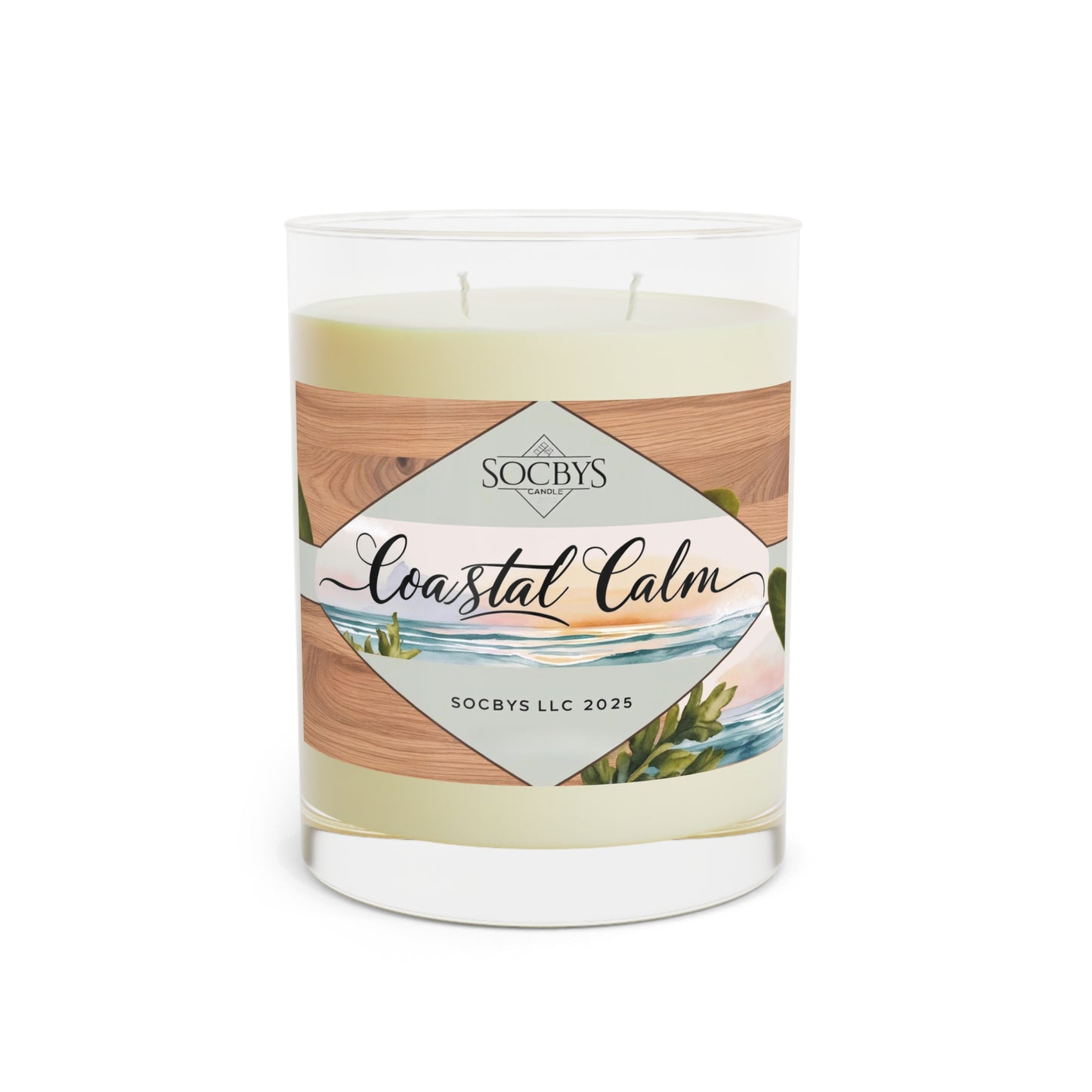 COASTAL CALM | Ocean Air ππ―οΈSoy Candle - 11oz