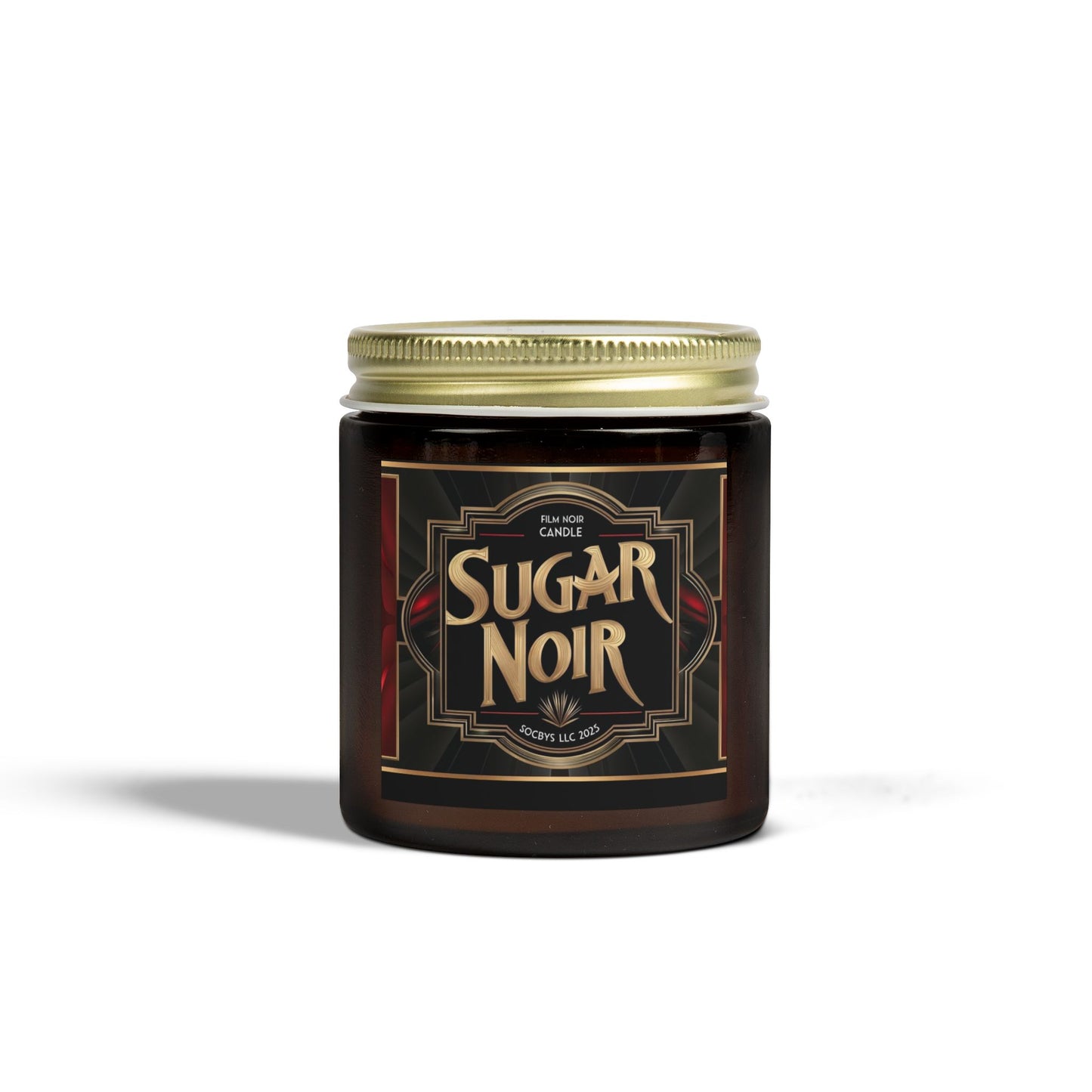 SUGAR NOIR | Sultry Unisex Candle π€β¨ - Bergamot, Saffron & Musk
