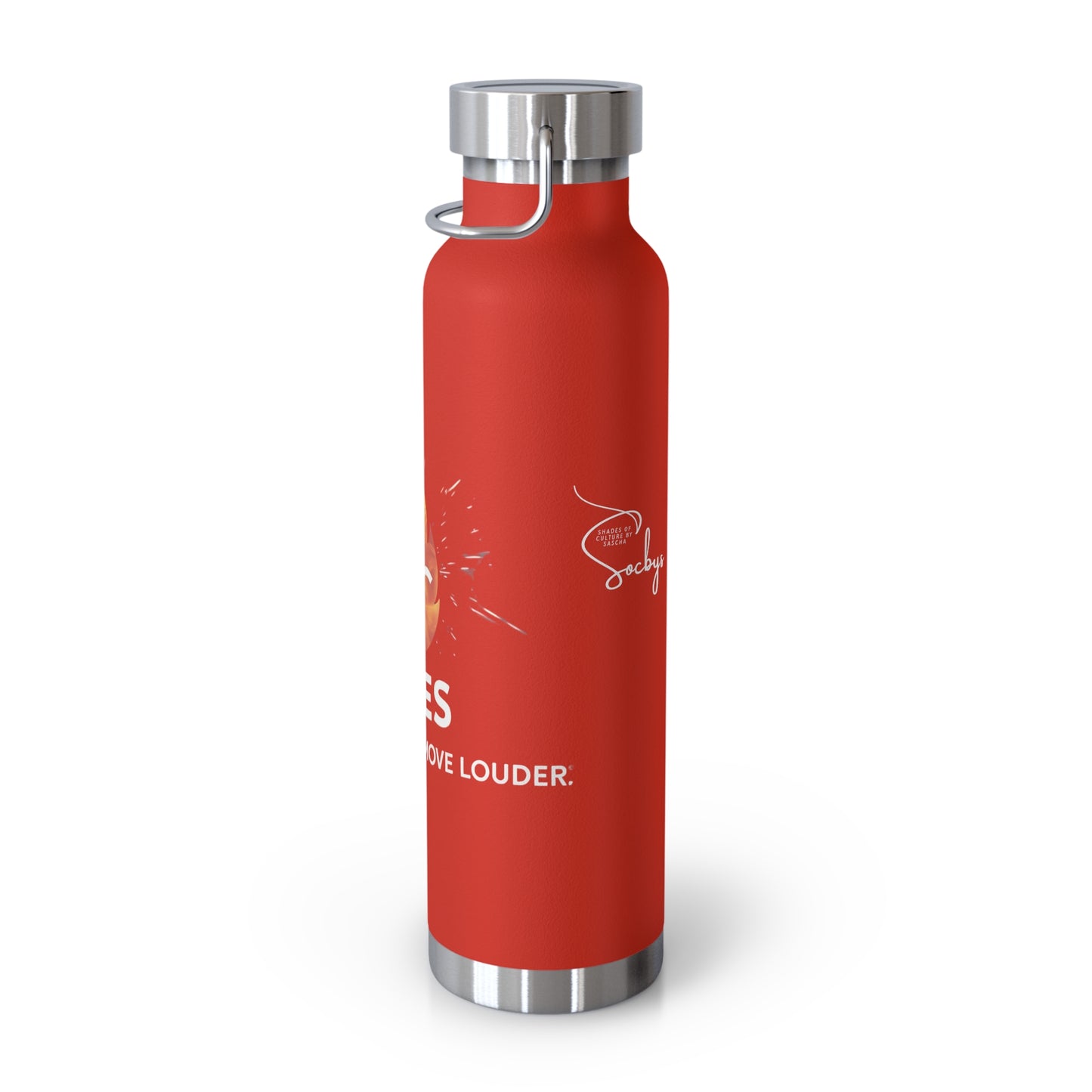 ARIES - "Burn Brighter. Move Louder" Insulated Bottle, 22oz