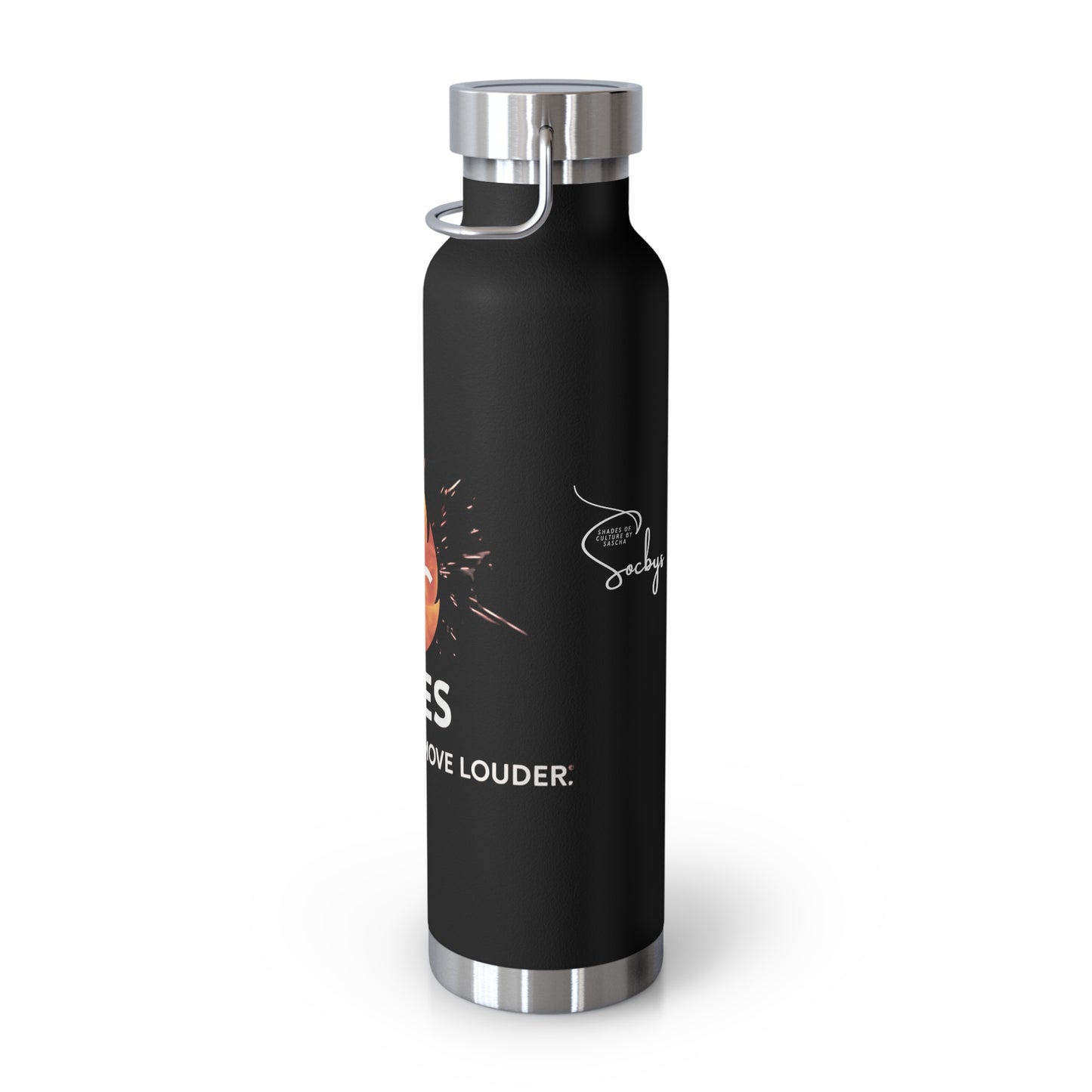 ARIES - "Burn Brighter. Move Louder" Insulated Bottle, 22oz