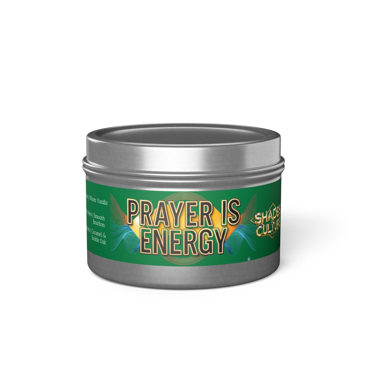 PRAYER IS ENERGY | Vanilla Bourbon Soy Tin Candle ✨🕯️