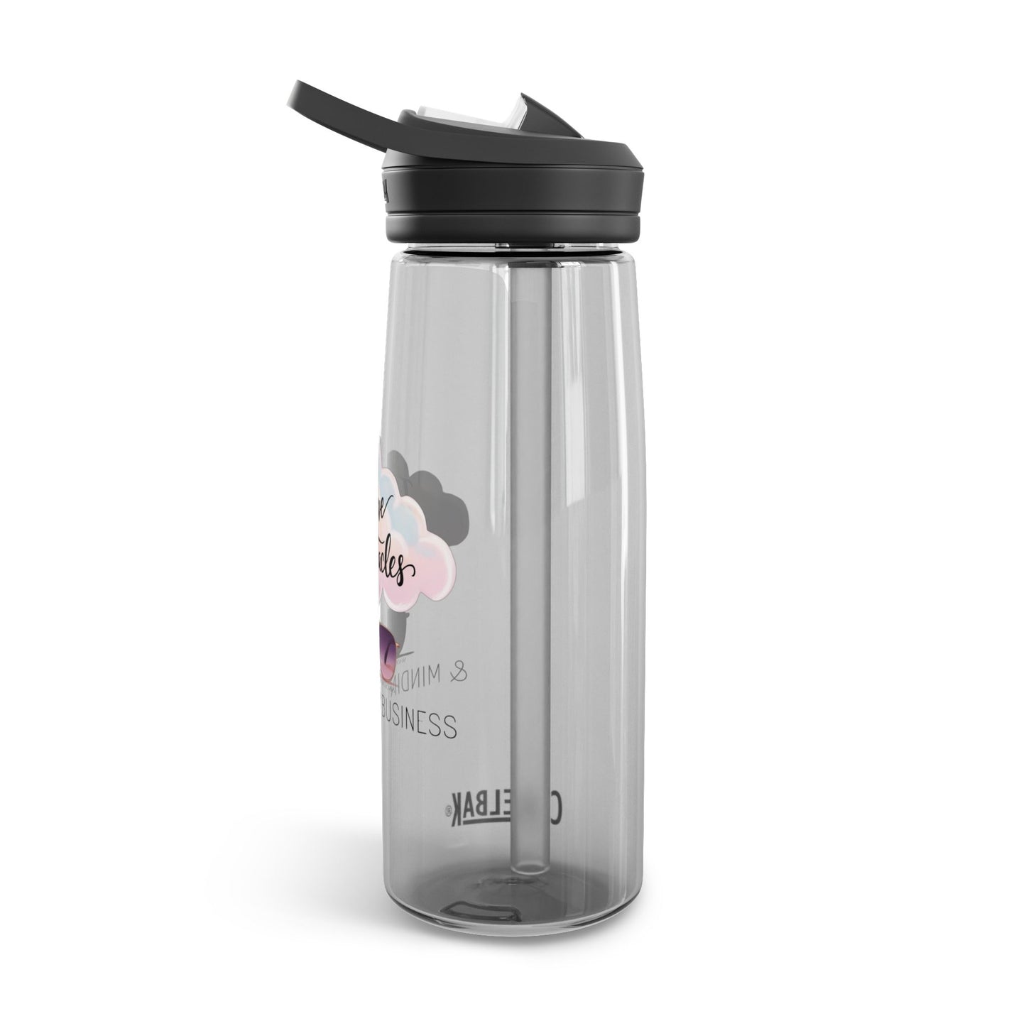 CamelBak Eddy® Water Bottle" | I BELEIVE IN MIRACLES and MINDING MY BUSINESS" - 25oz