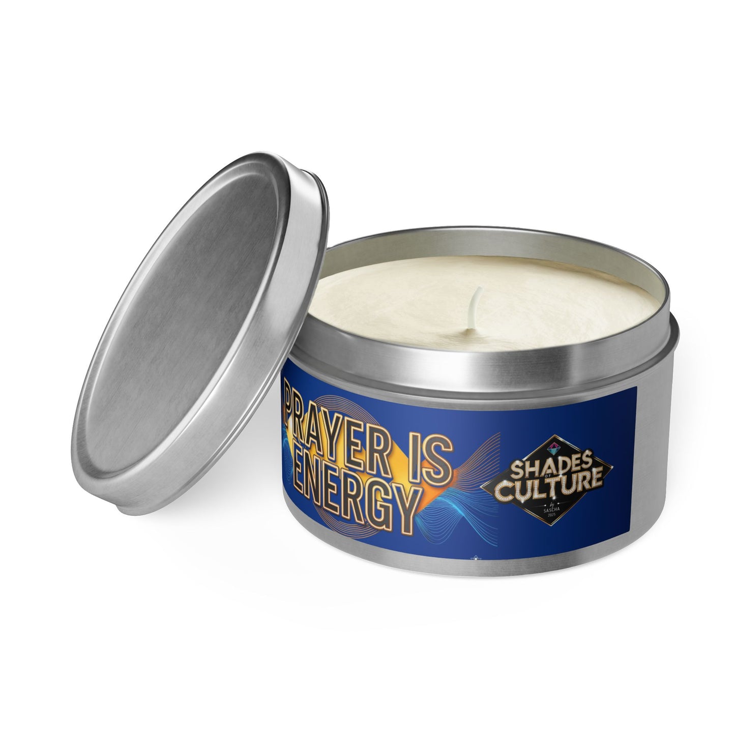 PRAYER IS ENERGY | SPA SCENT - Tin Soy Candle