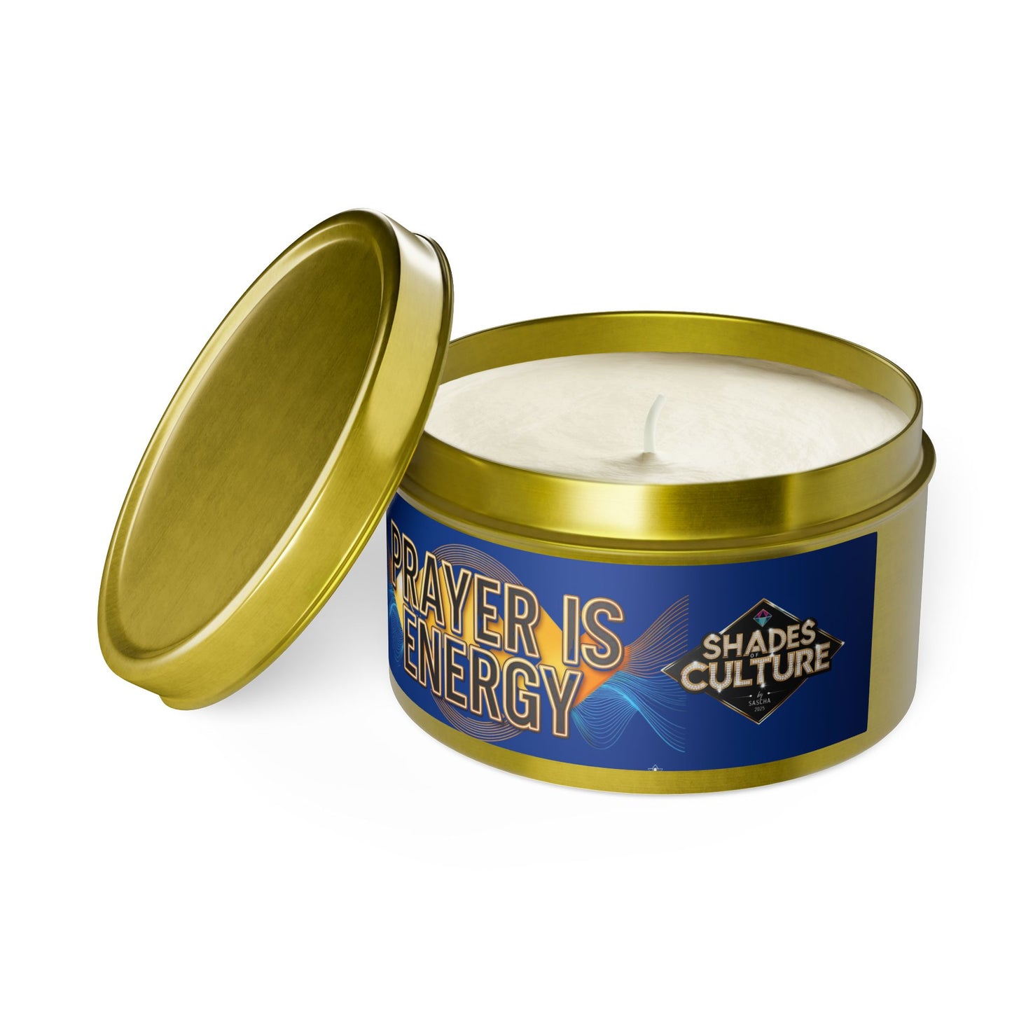 PRAYER IS ENERGY | SPA SCENT - Tin Soy Candle