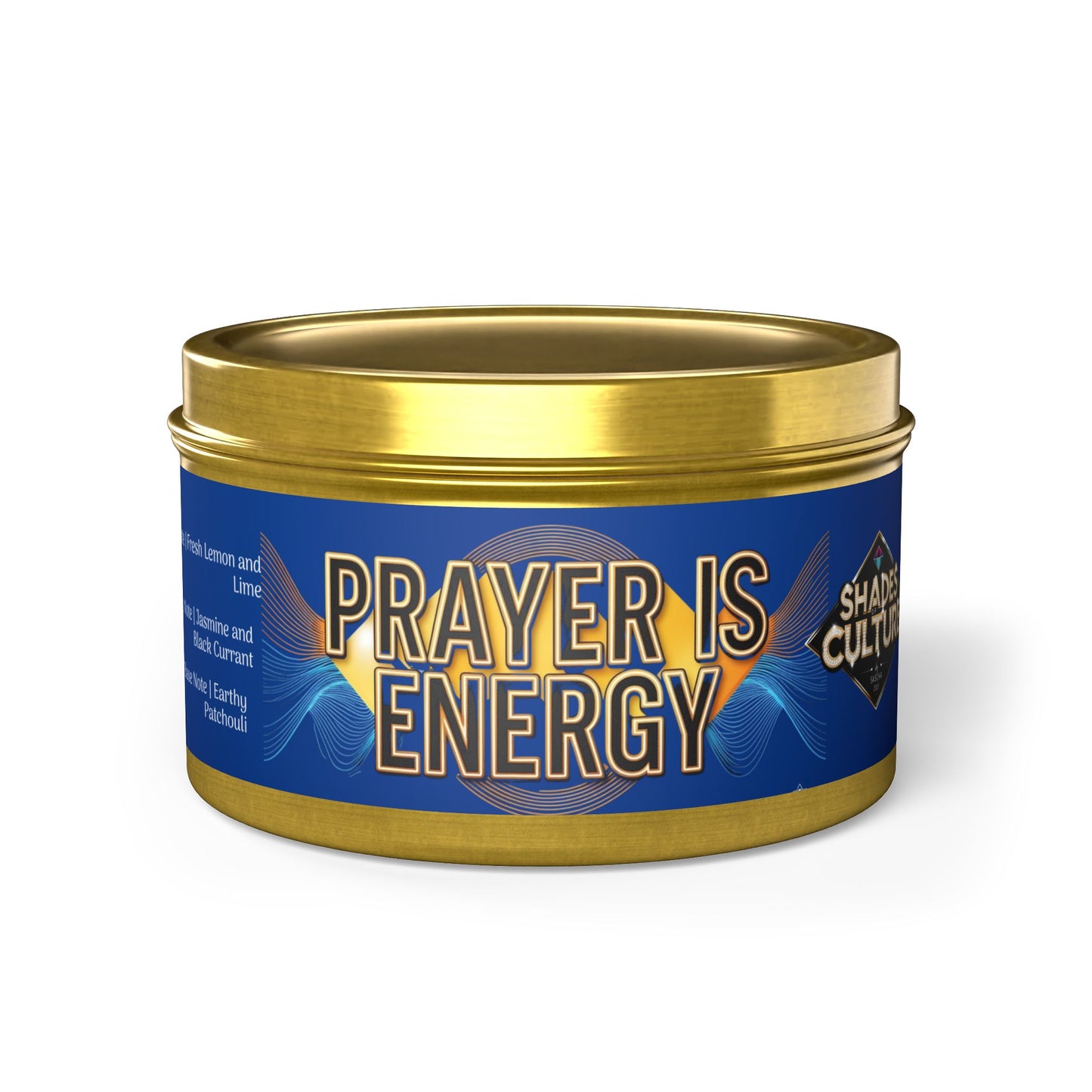 PRAYER IS ENERGY | SPA SCENT - Tin Soy Candle