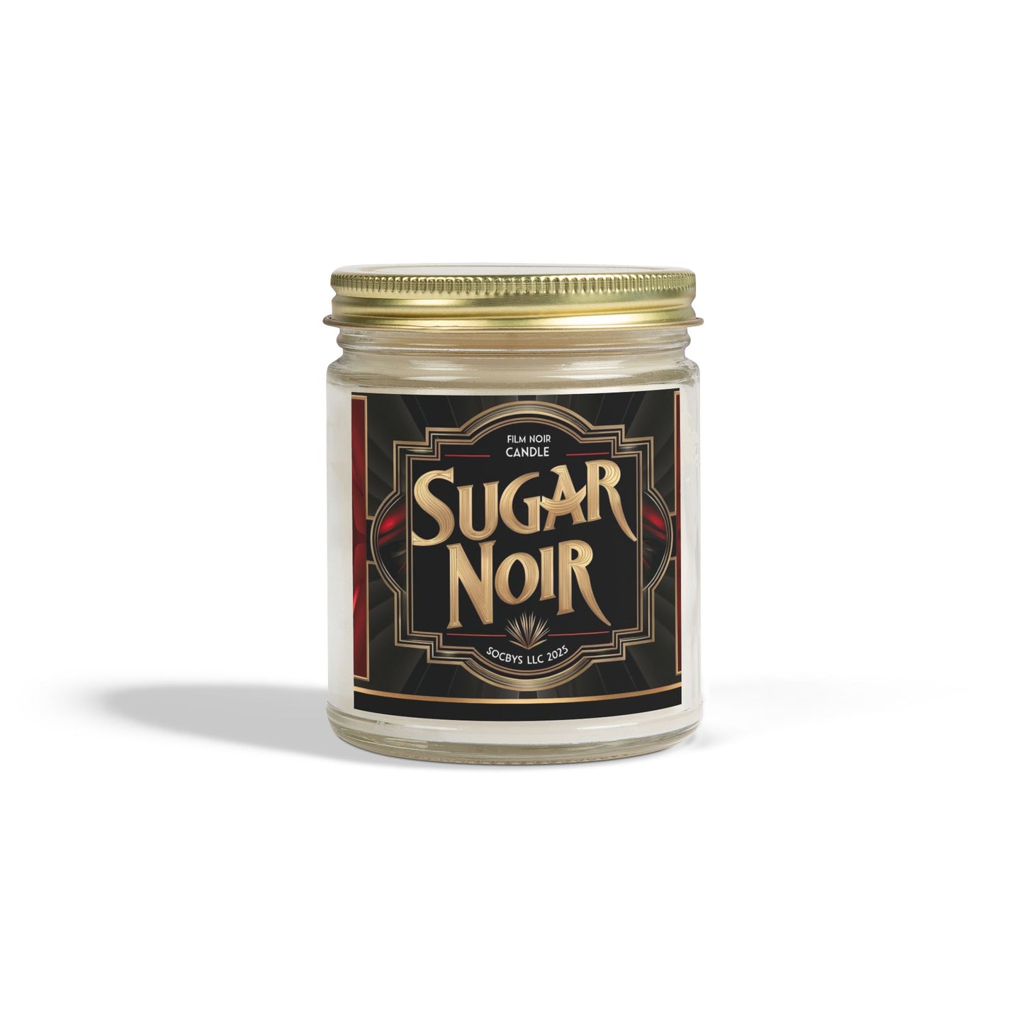 SUGAR NOIR | Sultry Unisex Candle π€β¨ - Bergamot, Saffron & Musk