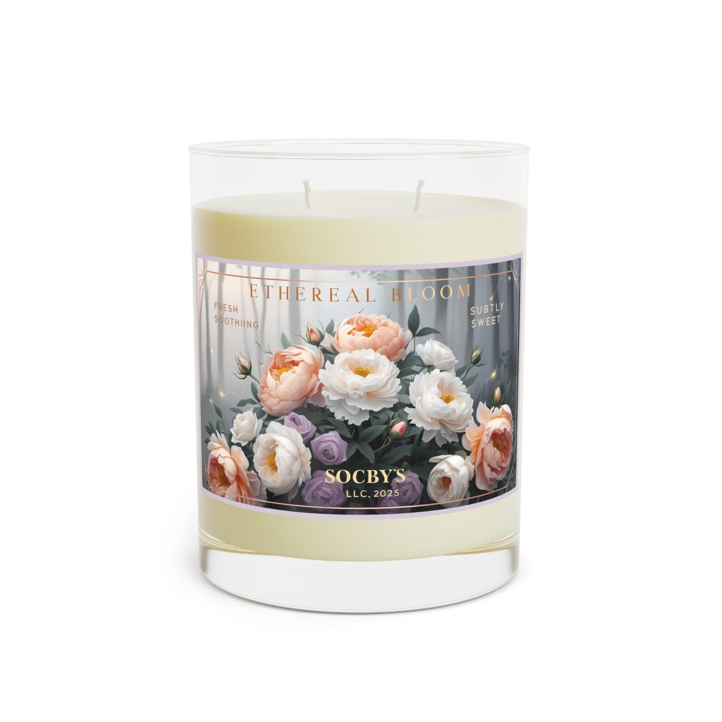ETHERAL BLOOM | Tranquil Citrus and Tea Soy Candle - 11oz