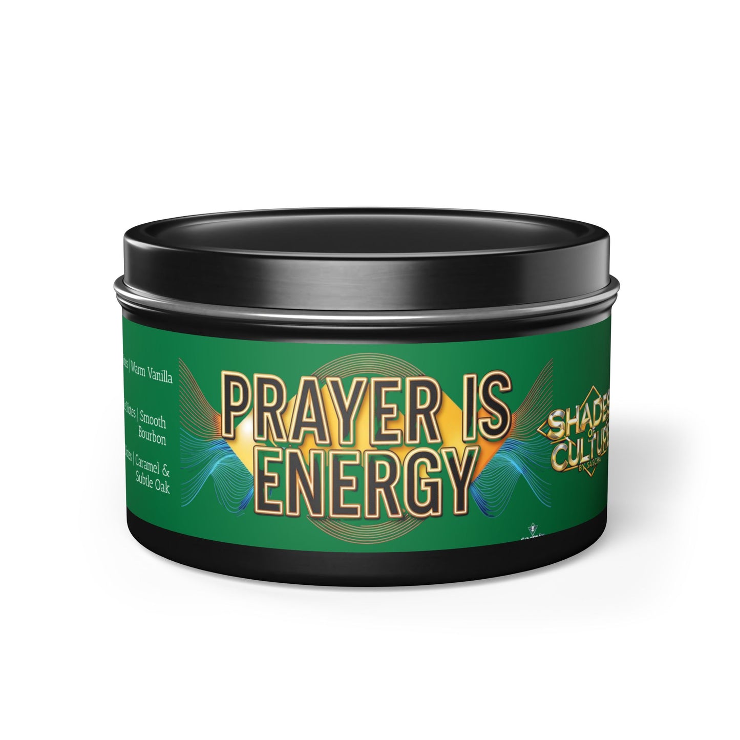 PRAYER IS ENERGY | Vanilla Bourbon Soy Tin Candle ✨🕯️