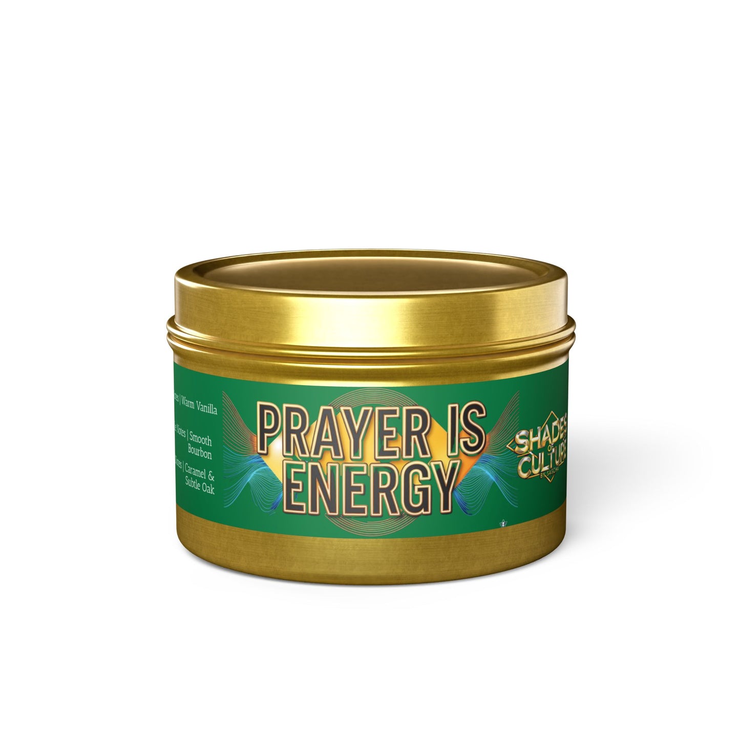 PRAYER IS ENERGY | Vanilla Bourbon Soy Tin Candle ✨🕯️