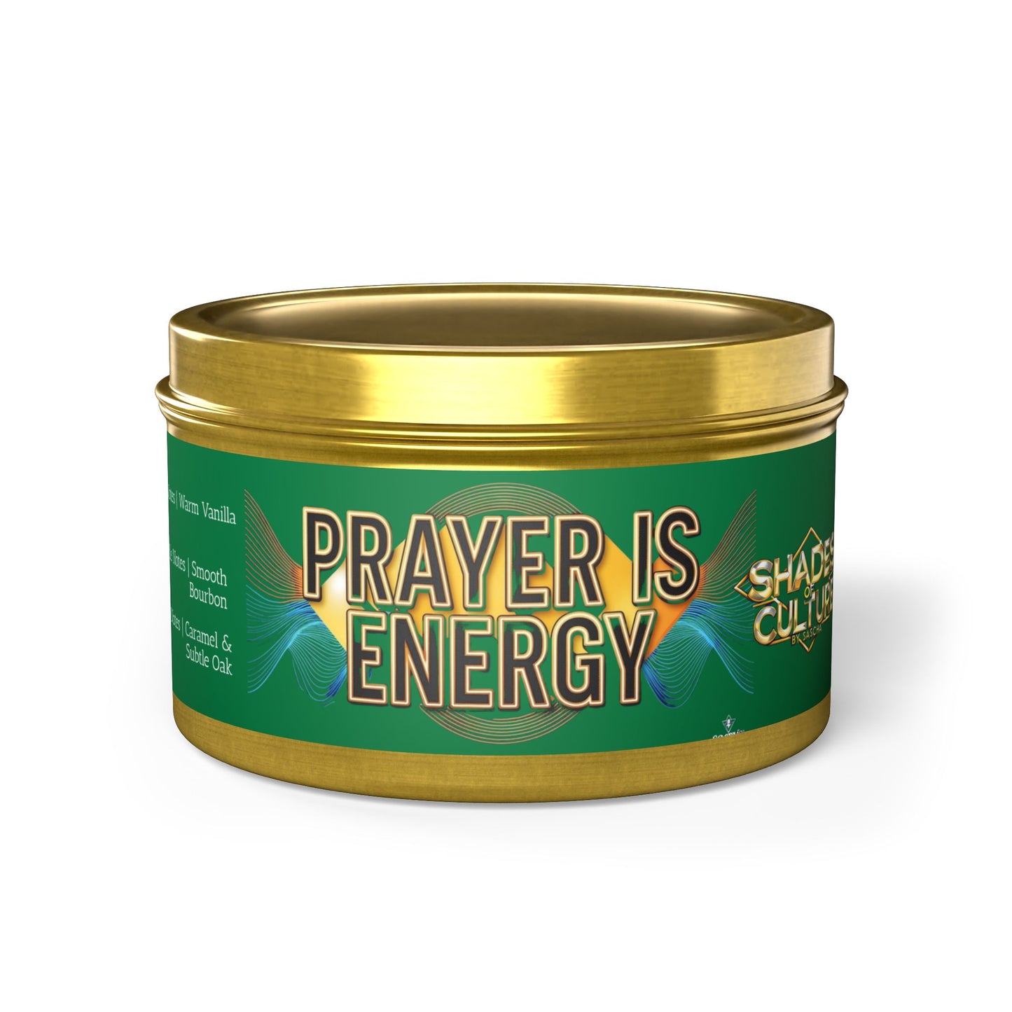 PRAYER IS ENERGY | Vanilla Bourbon Soy Tin Candle ✨🕯️