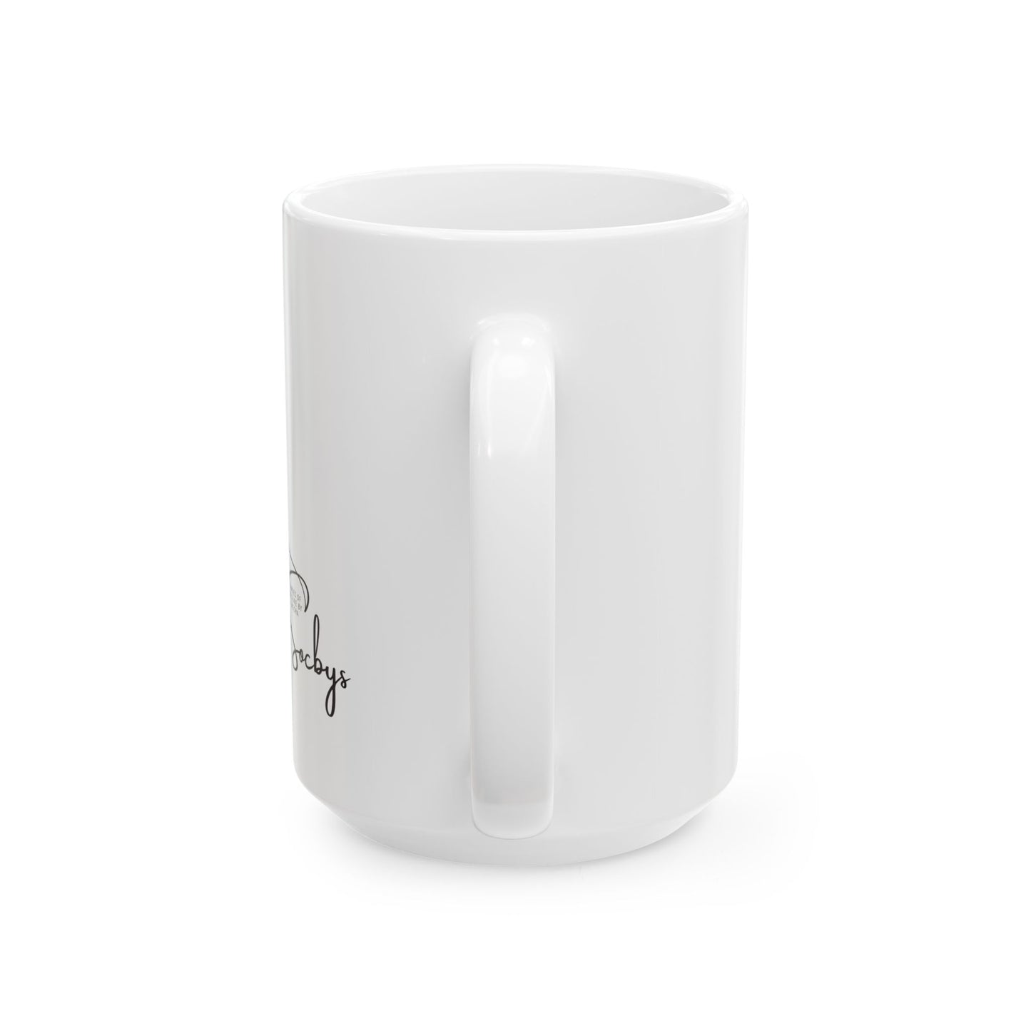 ☕ LIMITS ARE FOR THOSE WHO NEED THEM. | Ceramic Mug, 15oz | WHITE