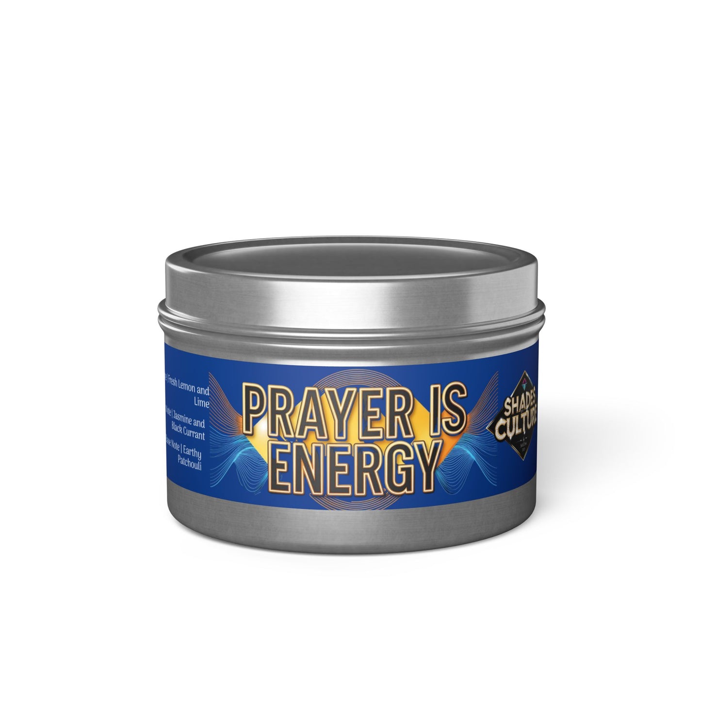 PRAYER IS ENERGY | SPA SCENT - Tin Soy Candle