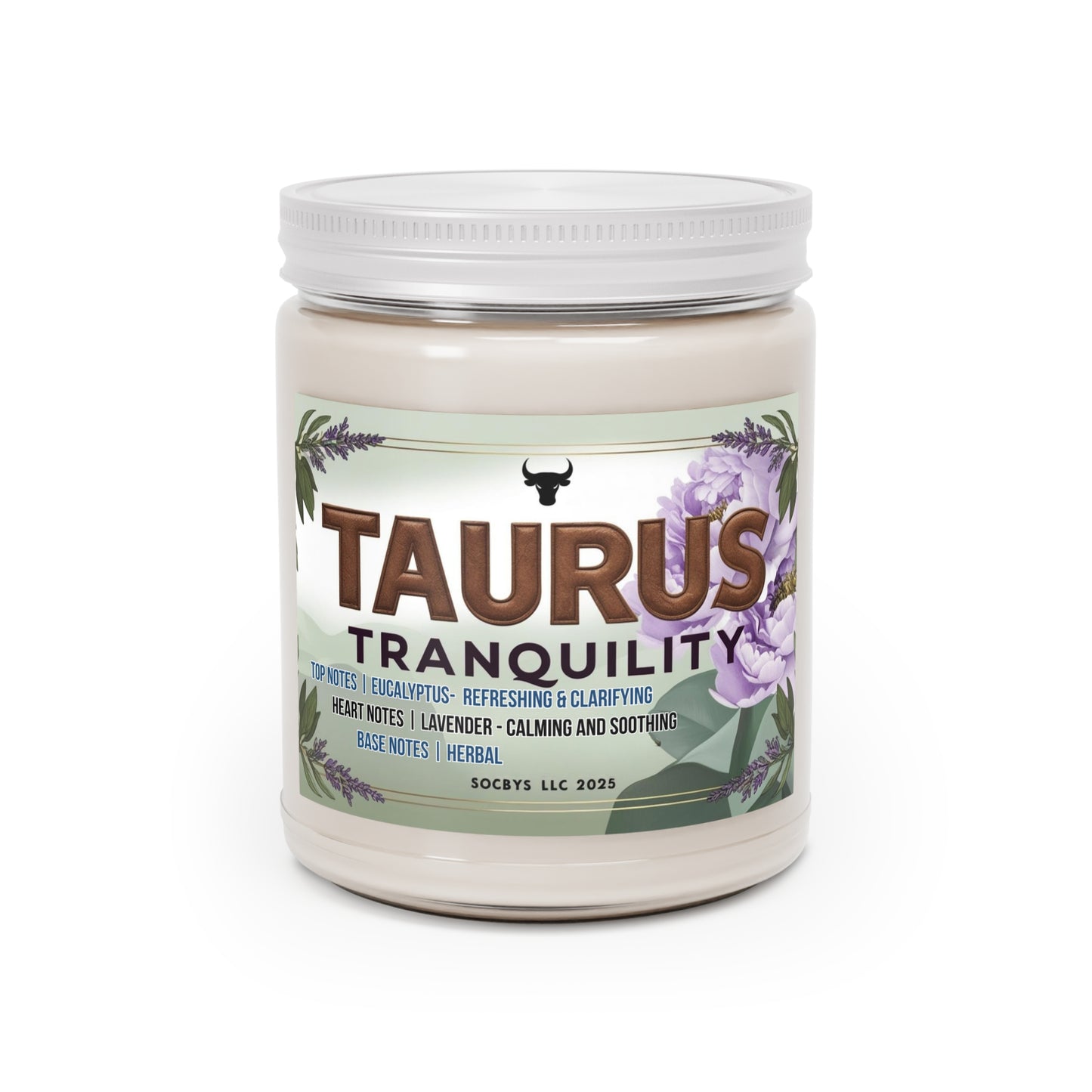 🌿 Taurus Tranquility 🌿Scented Soy Candles, 9oz