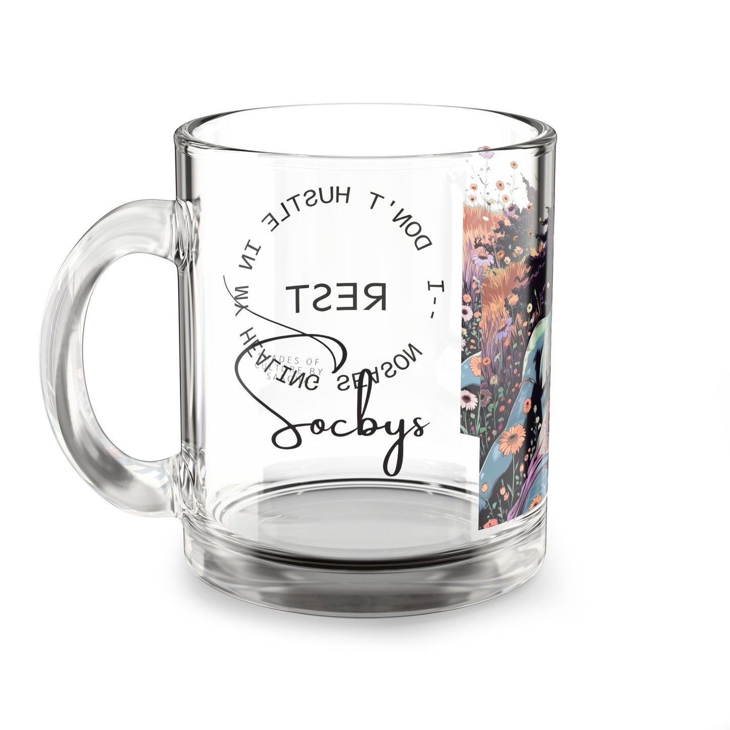 THE SILENT HUSTLE GLASS MUG | SOCBYS 2025 EDITION