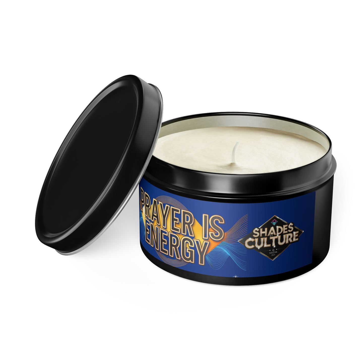 PRAYER IS ENERGY | SPA SCENT - Tin Soy Candle