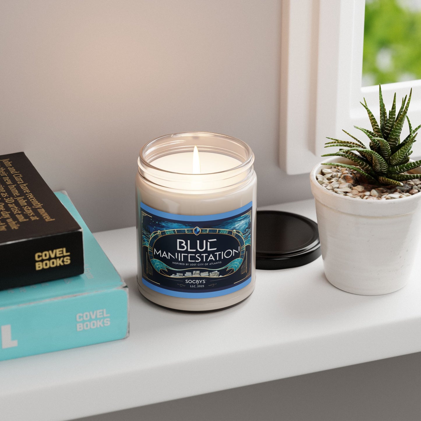 BLUE MANISFESTATION | Oceanic Salt & Musk Soy Candle