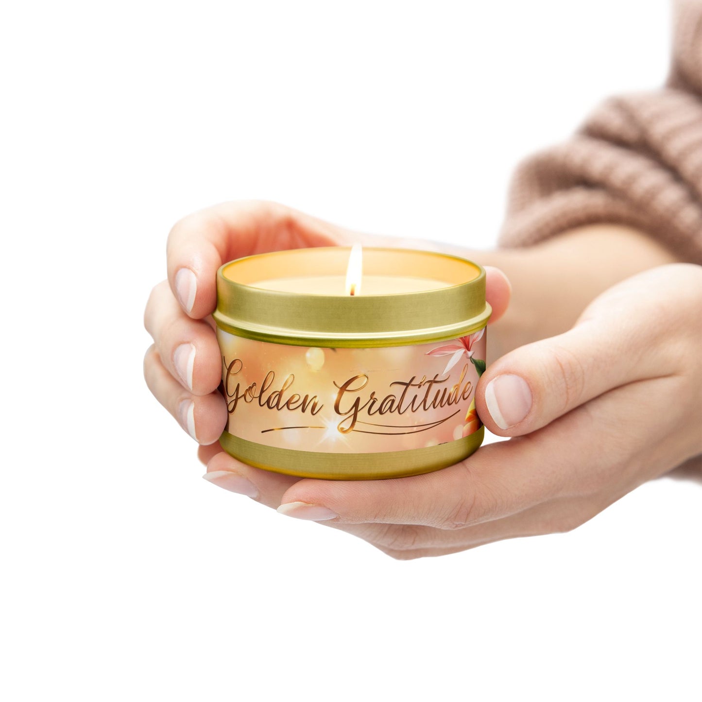 GOLDEN GRATITUDE | Soy Tin Candle