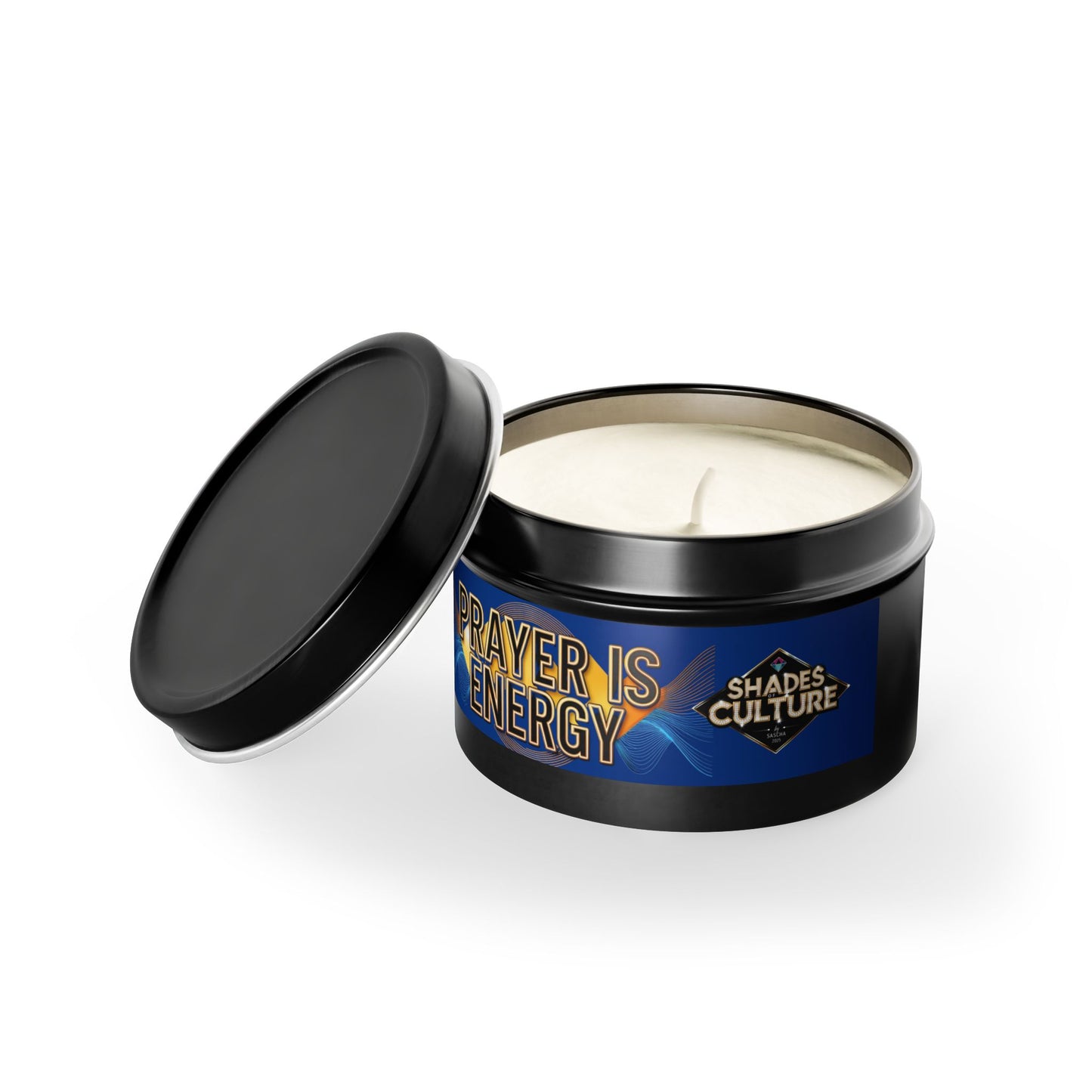 PRAYER IS ENERGY | SPA SCENT - Tin Soy Candle