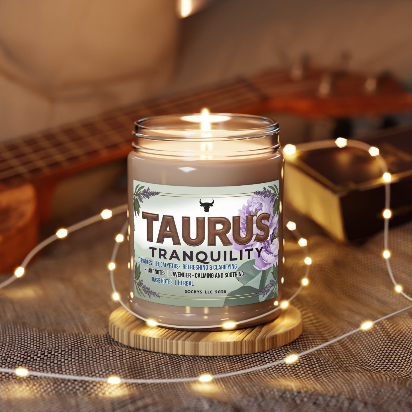 🌿 Taurus Tranquility 🌿Scented Soy Candles, 9oz