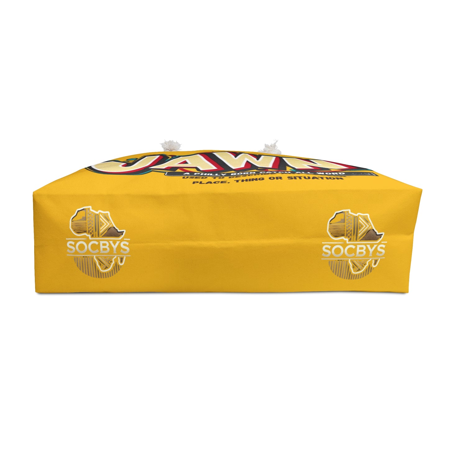 Philly "JAWN" Weekender Bag- | YELLOW Oversized Travel Tote