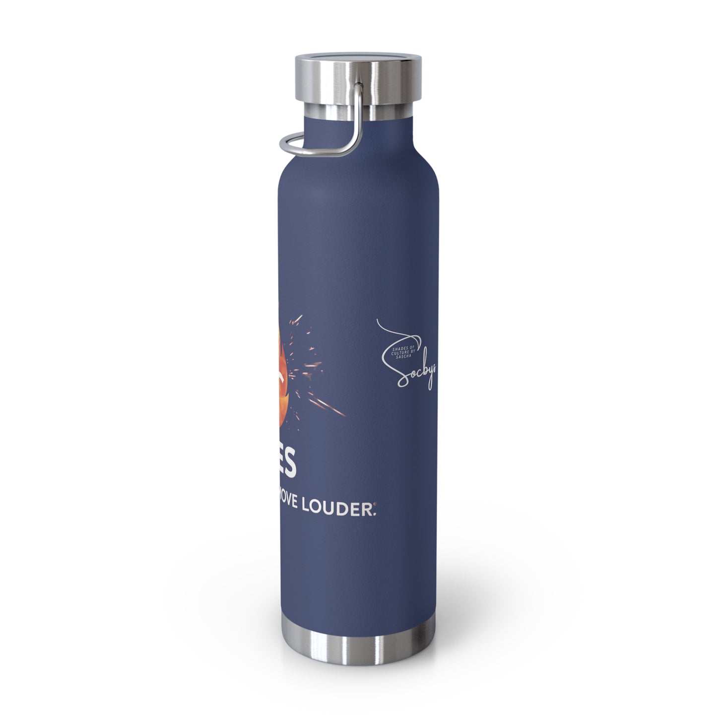 ARIES - "Burn Brighter. Move Louder" Insulated Bottle, 22oz