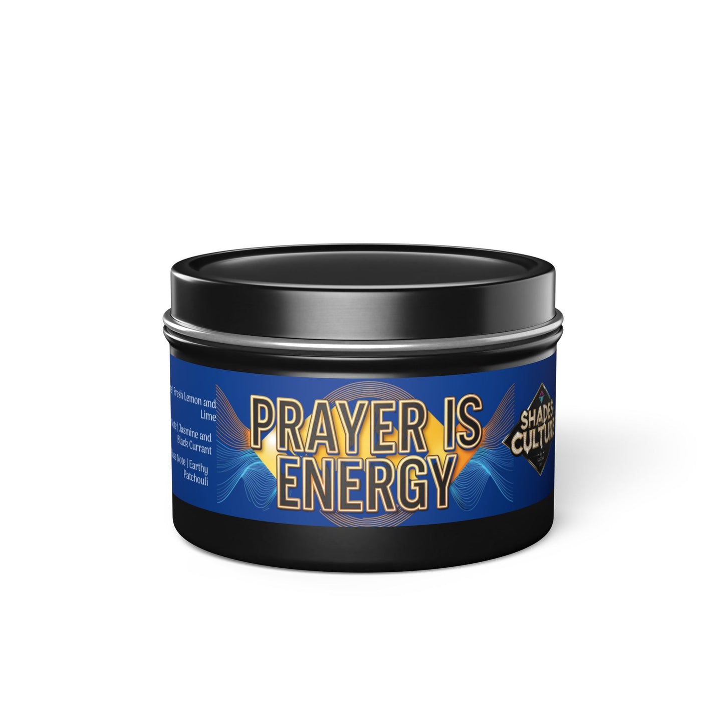 PRAYER IS ENERGY | SPA SCENT - Tin Soy Candle