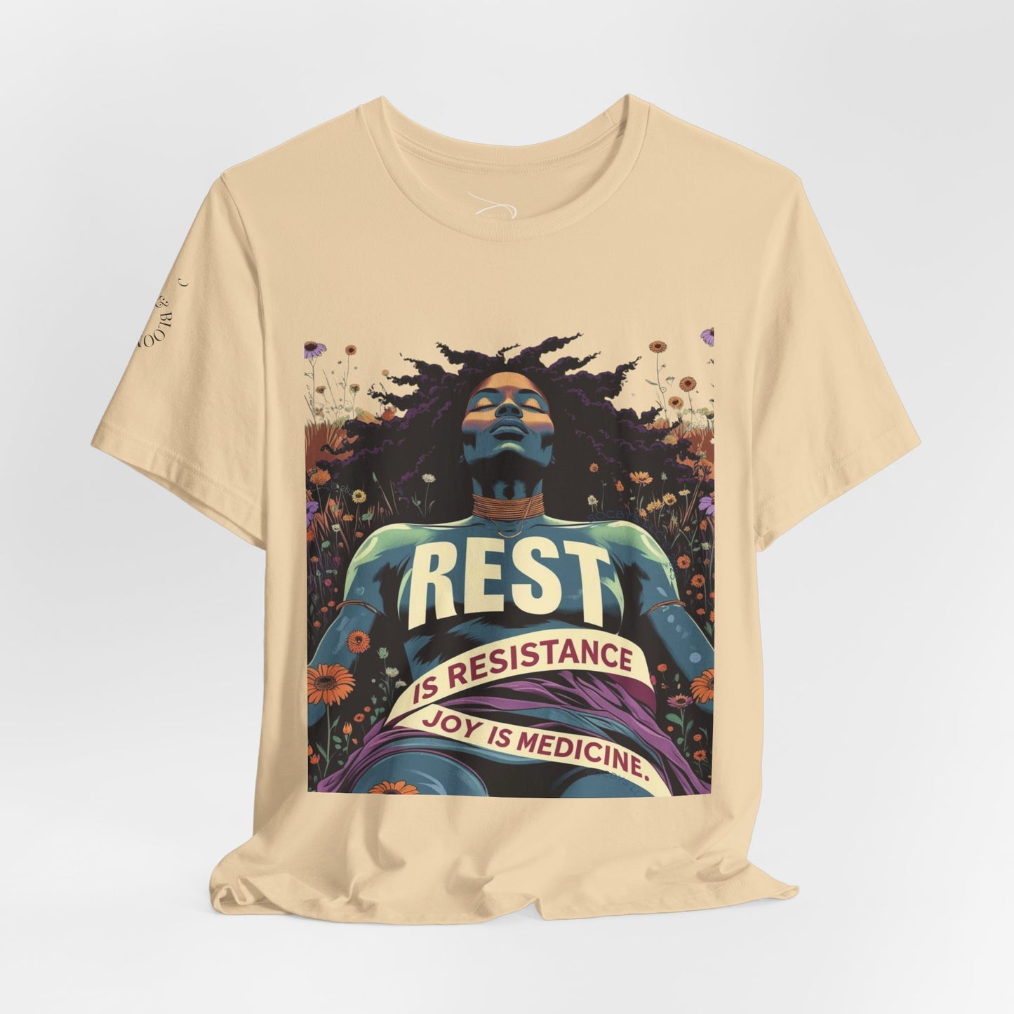 REST IS RESISTANCE. JOY IS MEDICINE. | Premium Affirmation Tee | SOCBYS 2025