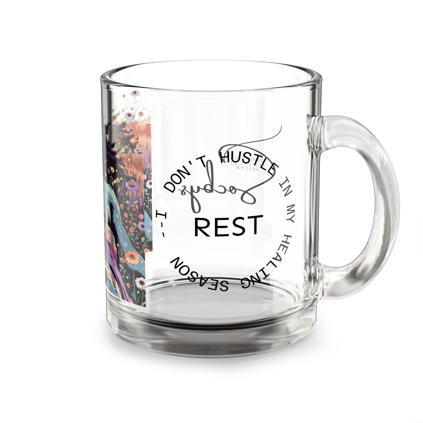 THE SILENT HUSTLE GLASS MUG | SOCBYS 2025 EDITION