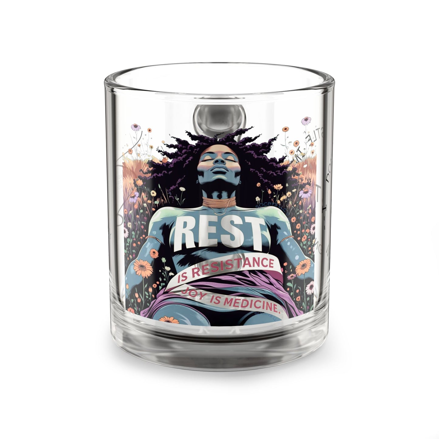 THE SILENT HUSTLE GLASS MUG | SOCBYS 2025 EDITION