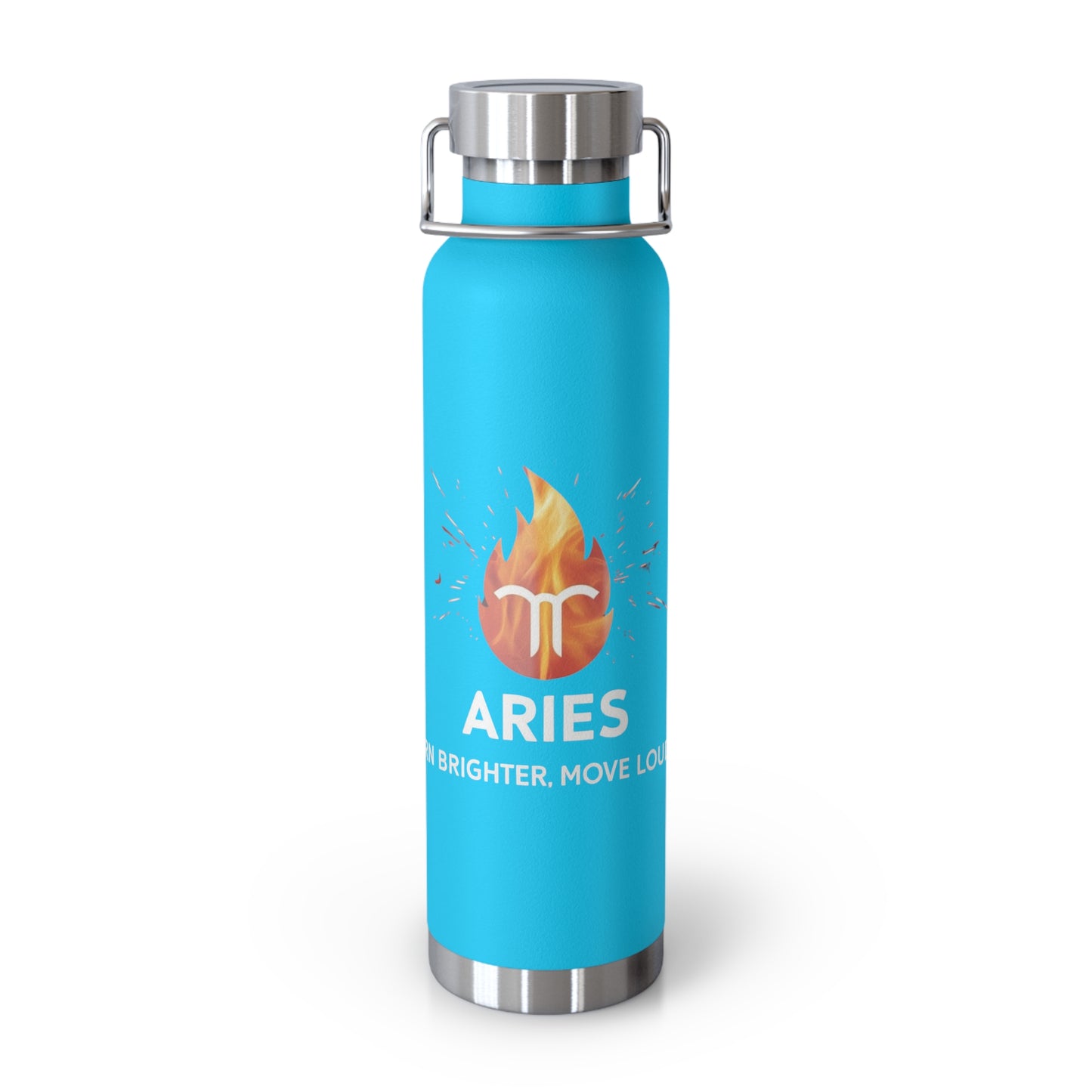 ARIES - "Burn Brighter. Move Louder" Insulated Bottle, 22oz