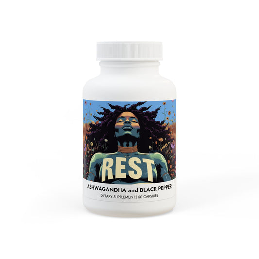 REST | Ashwagandha & Black Pepper Supplement (60 capsules)