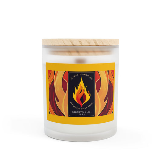 🔥 FLAMES OF AMBITION – A Bold Tribute to ARIES♈ | Soy Candle 11oz