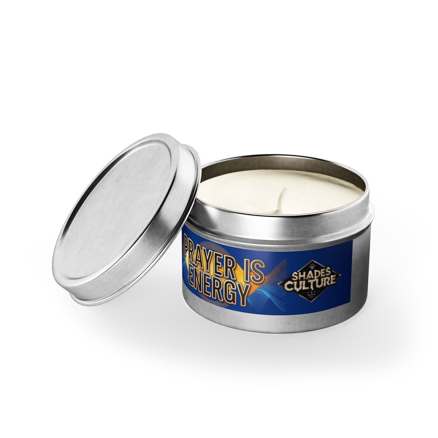 PRAYER IS ENERGY | SPA SCENT - Tin Soy Candle